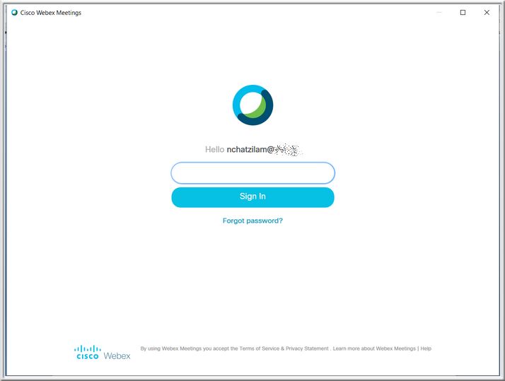 Webex Login